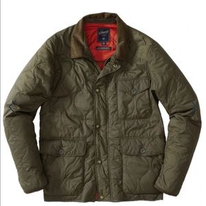 NWT mens Grayers “Andrew” light weight quilted jacket size M, olive.